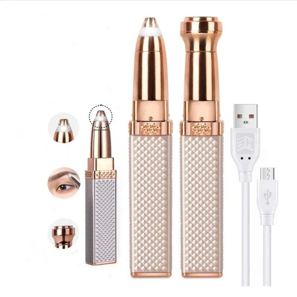 2 In 1 Flawless Facial Hair Removal | USB Chargeable