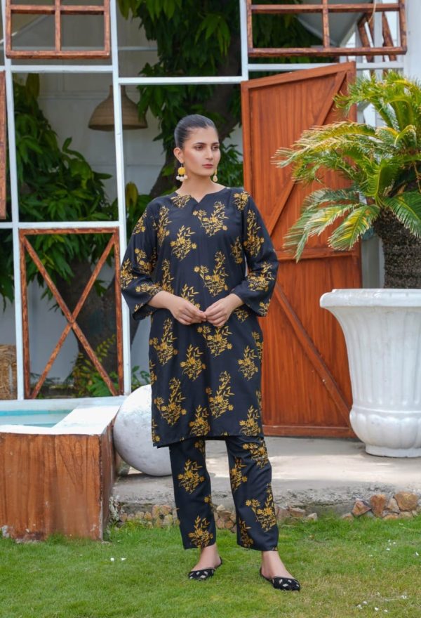 Daffodil Print 2pc Dress