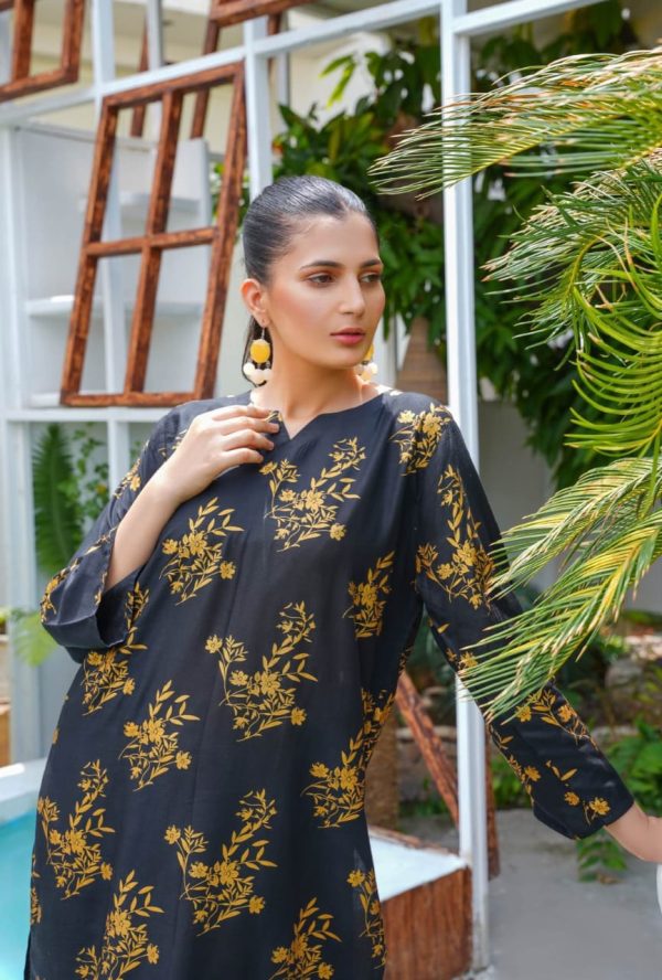 Daffodil Print 2pc Dress