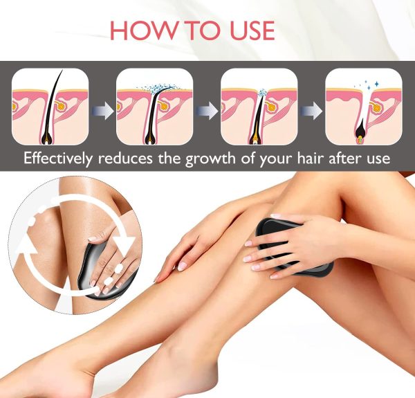 Hair Remover, Crystal Hair Eraser For Women Arms Legs Back Reusable